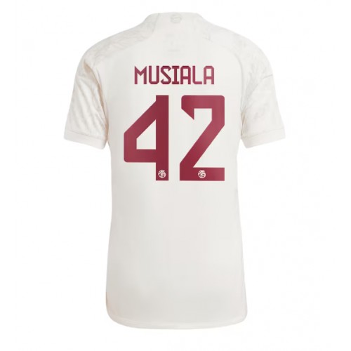 Fotbalové Dres Bayern Munich Jamal Musiala #42 Alternativní 2023-24 Krátký Rukáv